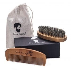 4. Rapid Beard Brush & Beard Comb kit