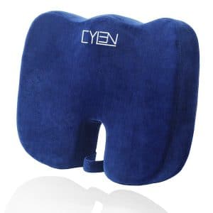 CYLEN -Memory Foam Bamboo Charcoal-Infused Seat Cushion