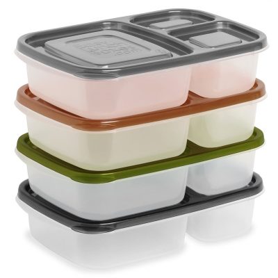  EasyLunchbox, 3-Compartments Bento Lunch Box