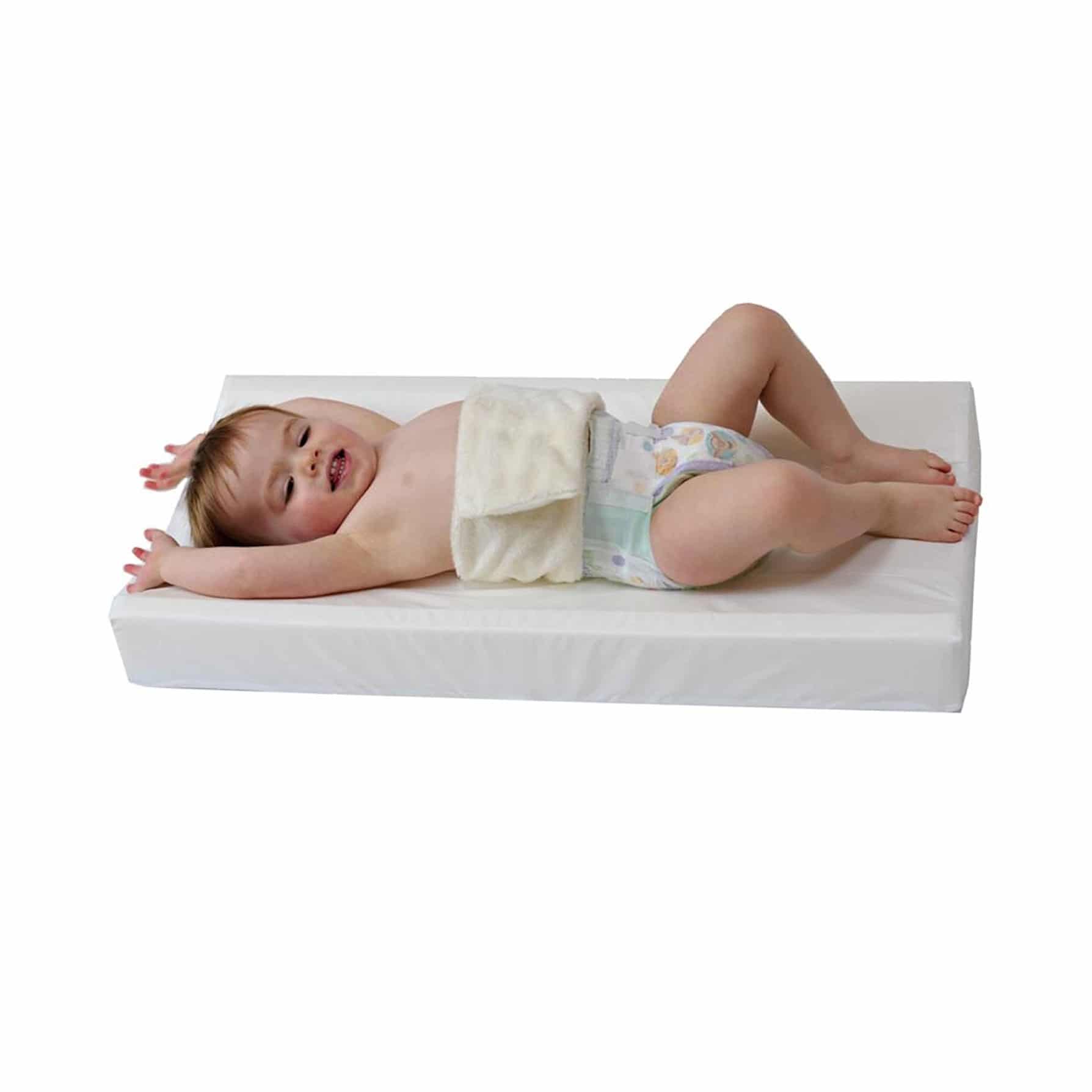 la baby waterproof 4 sided cocoon style changing pad