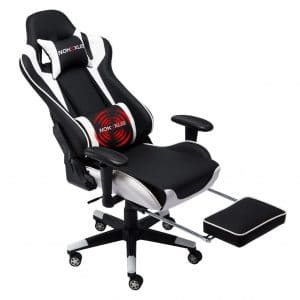 Nokaxus Ergonomic Gaming Chair Large Size Racing Seat with Lumbar Support