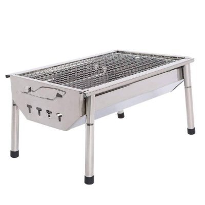 ISUMER Portable Thickened Outdoor Charcoal BBQ Grill