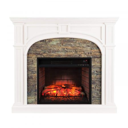 Southern Enterprises Timothy Infrared Electric Fireplace