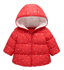 PlusStrong Kids Toddler Girls Winter Puffer Jacket