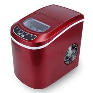 Red Portable DELLA Electric Ice Maker