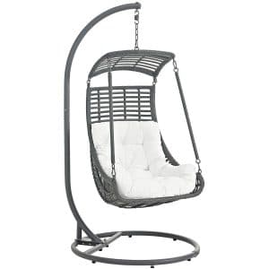 Modway Jungle Outdoor Patio Swing Chair with Stand
