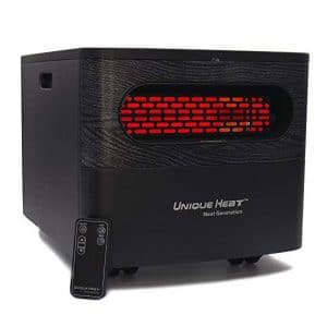 Unique Heat Infrared Lightweight 15 Lbs Space Heater