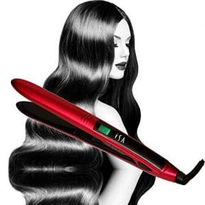 ISA Professional Flat Iron Hair Straightener- 2 Year Warranty