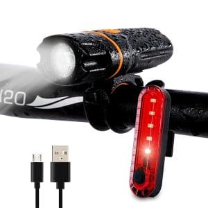 Wastou USB Rechargeable LED Bicycle Light