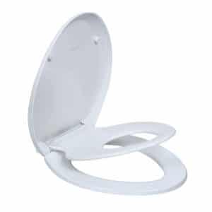 Elongated Toilet Seats with Built-in Potty Training Seat