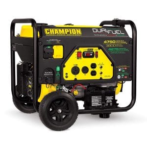 2. Champion 3800-Watts Dual Portable Generator