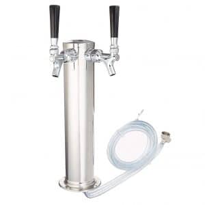 1. Kegco KC D4743DT-SS Beer Tower, Stainless Steel