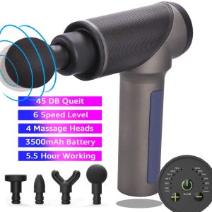 6. MERECAN Muscle Massage Gun with 5 Speeds for Relieving Muscle Soreness