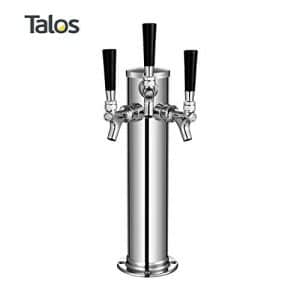 8. Talos Draft Beer Tower, Stainless Steel (3 Faucet)