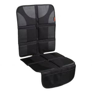 Lusso Gear Durable, Waterproof Car Seat Protector with 2 Large Pockets and Thickest Padding