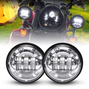 LX-LIGHT Dot-Approved Motorcycles Fog Lamps - 2 PCS