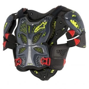 Alpinestars A-10 Men's Black/red Motorcycle Chest Protector
