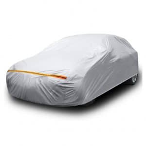 Ohuhu Car Cover for Sedan 191 to 201 Inches Windproof Waterproof