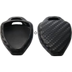 Key Style Silicone Carbon Fiber Pattern Car Key Cover