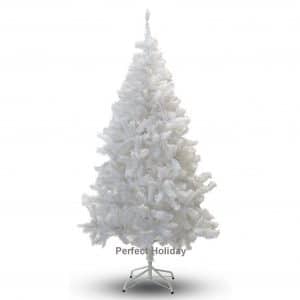 Perfect Holiday 4FT PVC Crystal White Christmas Tree