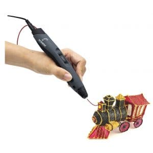 SCRIB3D 3D Printing Pen with3 Starter of PLA Filament, Display, Charger and Project Guide